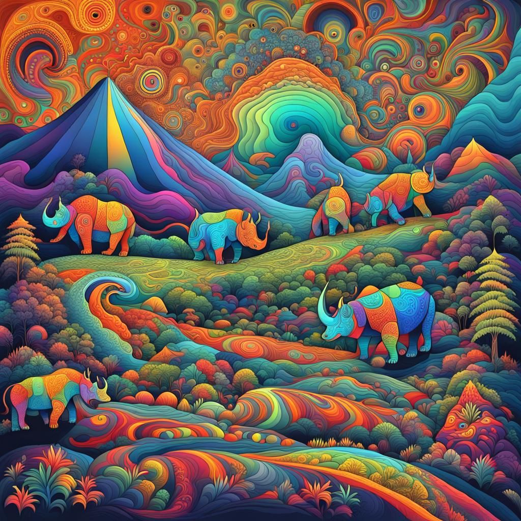 Psychedelic Nepalese Kite Festival in Chitwan National Park