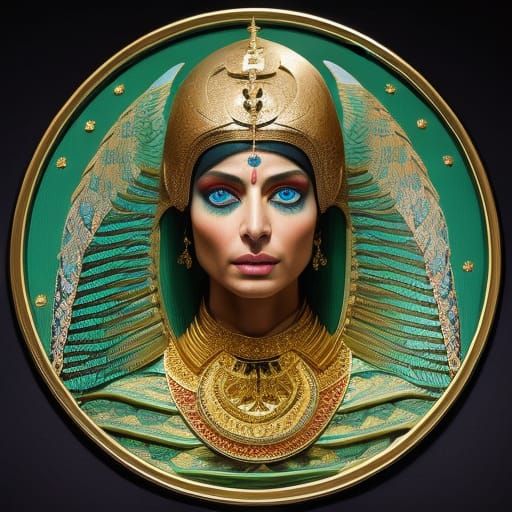 Hyperrealistic Angel Portrait in Digital Art Style