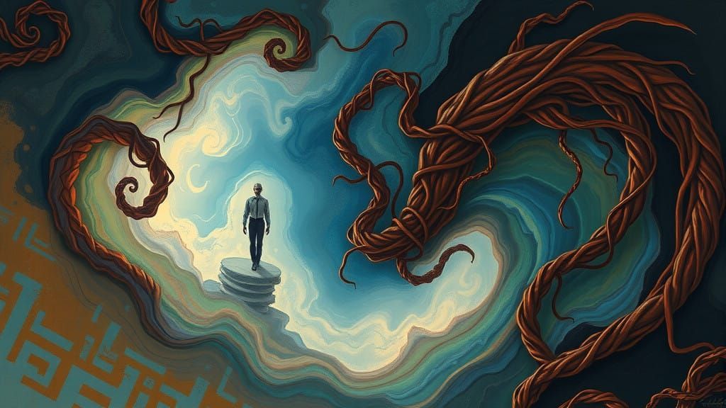 Biomorphic Surrealist Dreamscape