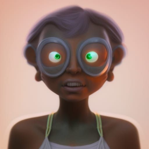 Detailed Portrait in Dynamic Lighting, Trending Artstation