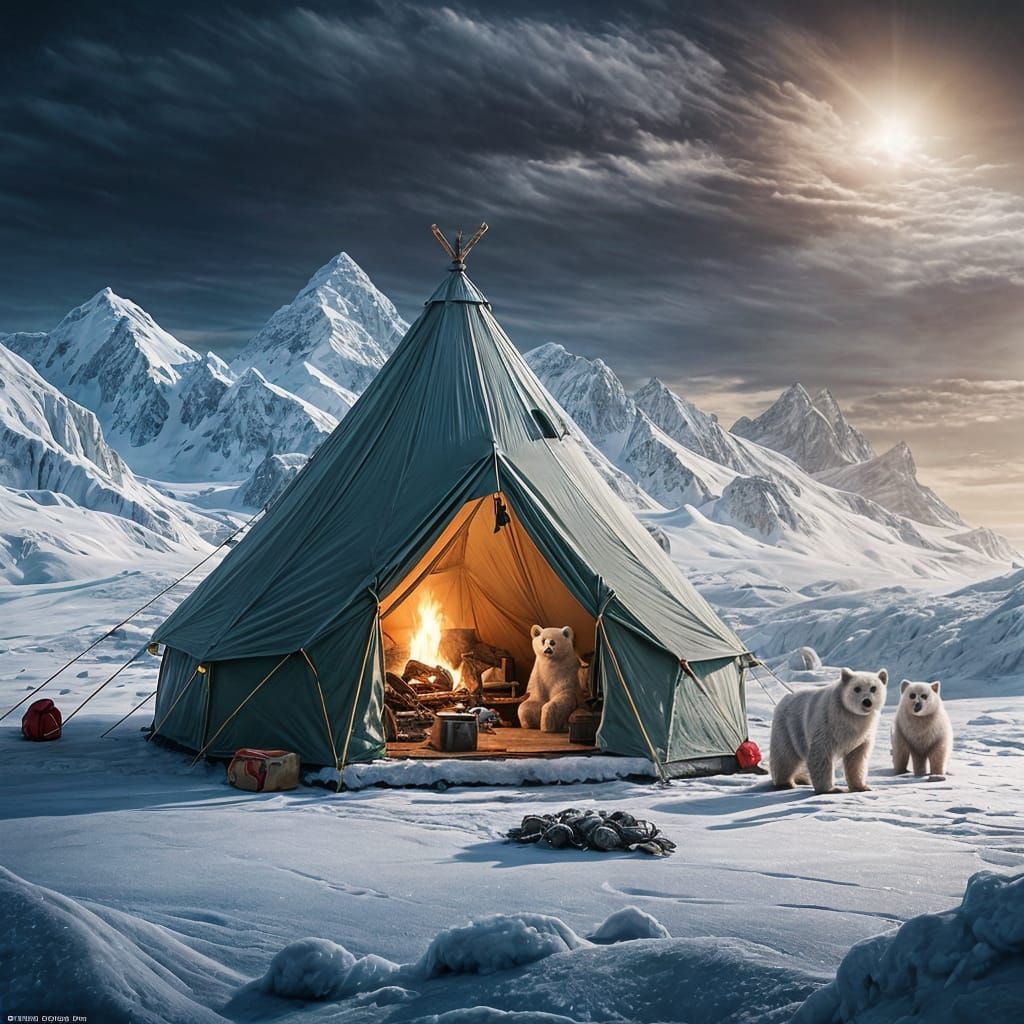 Camping in Svalbard