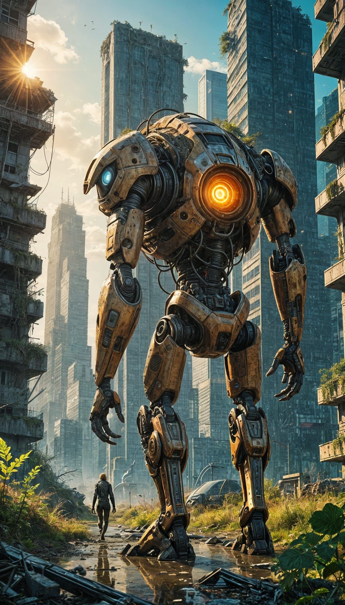 Nature Reclaims a Dystopian Cityscape