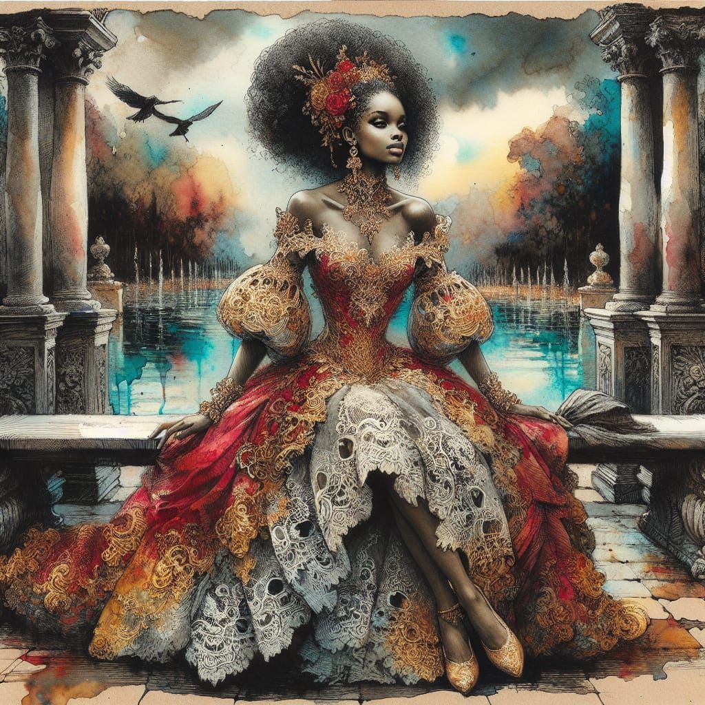 Victorian Lady in Waiting