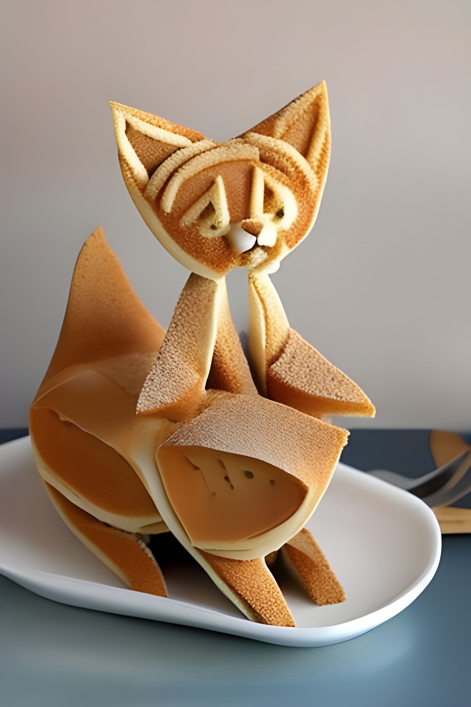 Bread Cat Sculpture: A Delicious Feline
