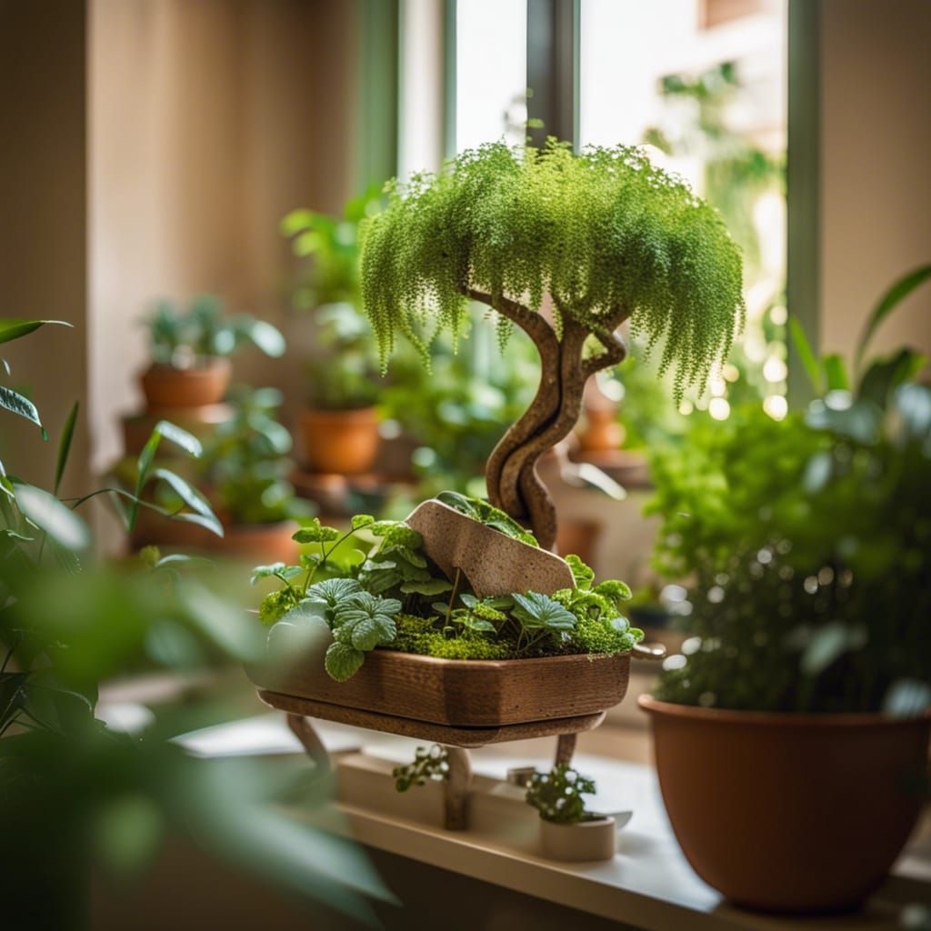 Indoor Feng Shui Garden in Italian Apartment