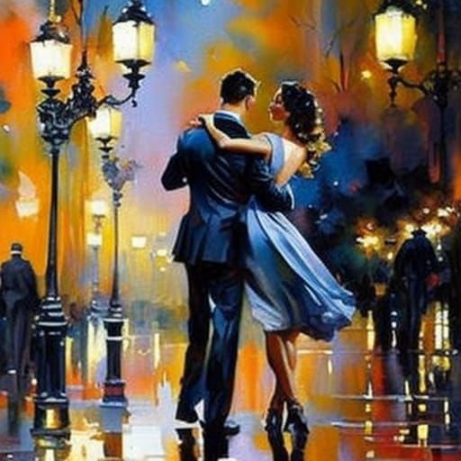 Woman Dancing in Flowing White Dress