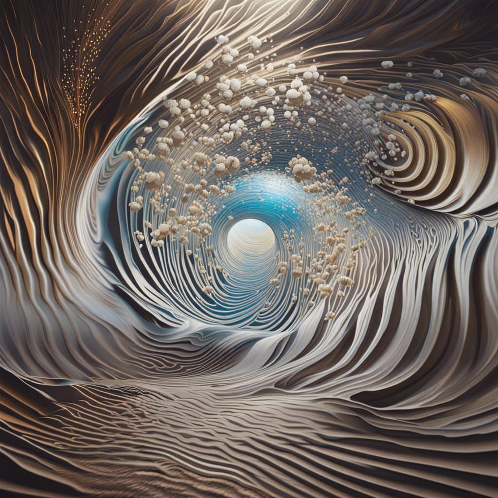 Hyperrealistic Sand Being Sings in the Dunes
