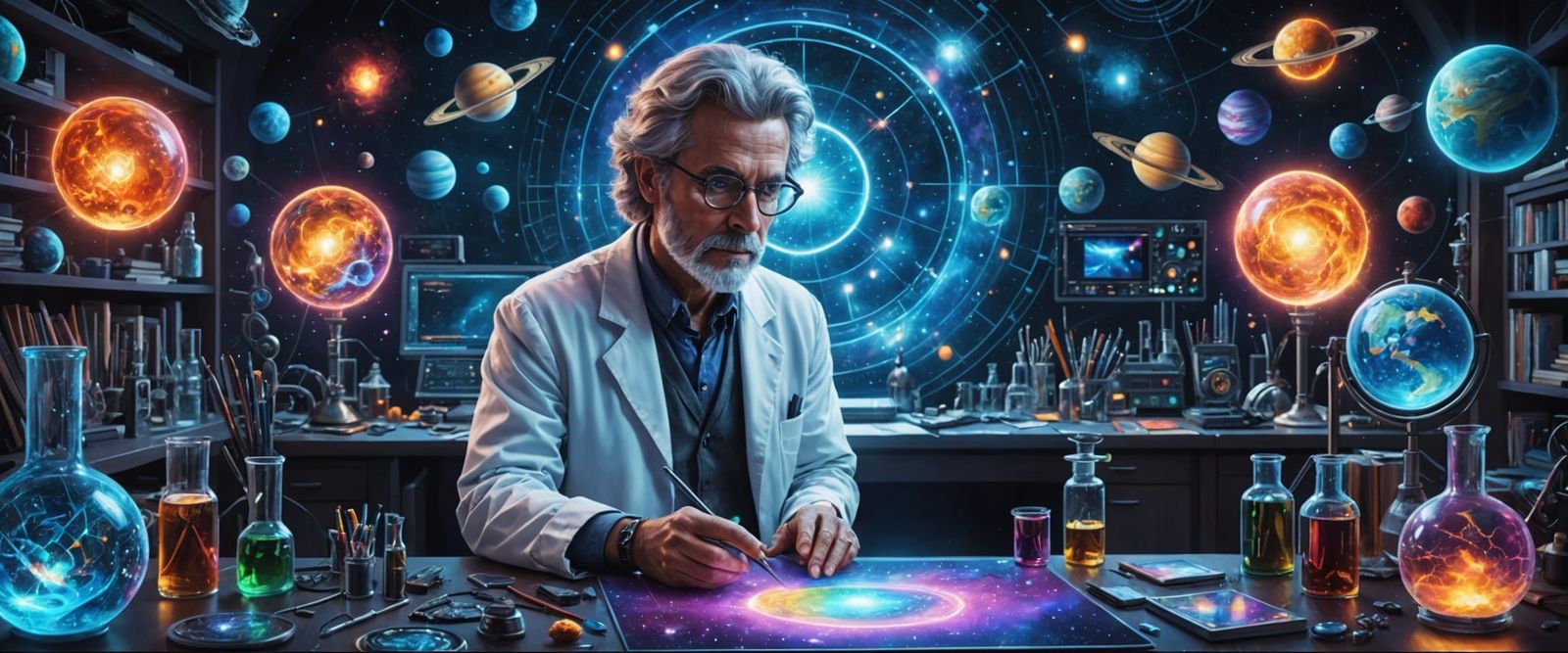 Visionary Scientist in Cosmic Laboratory of Tomorrow