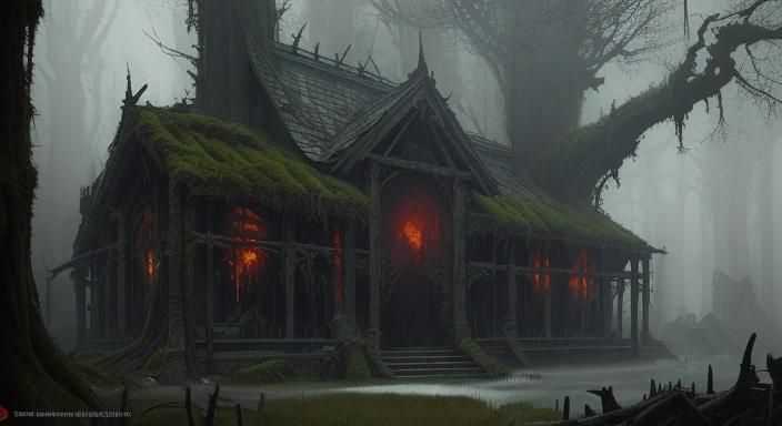 Sinister Dreamscape: Walls of Meat, Moss, and Skulls