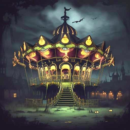 Sinister Carousel Hideout in Twilight Carnival