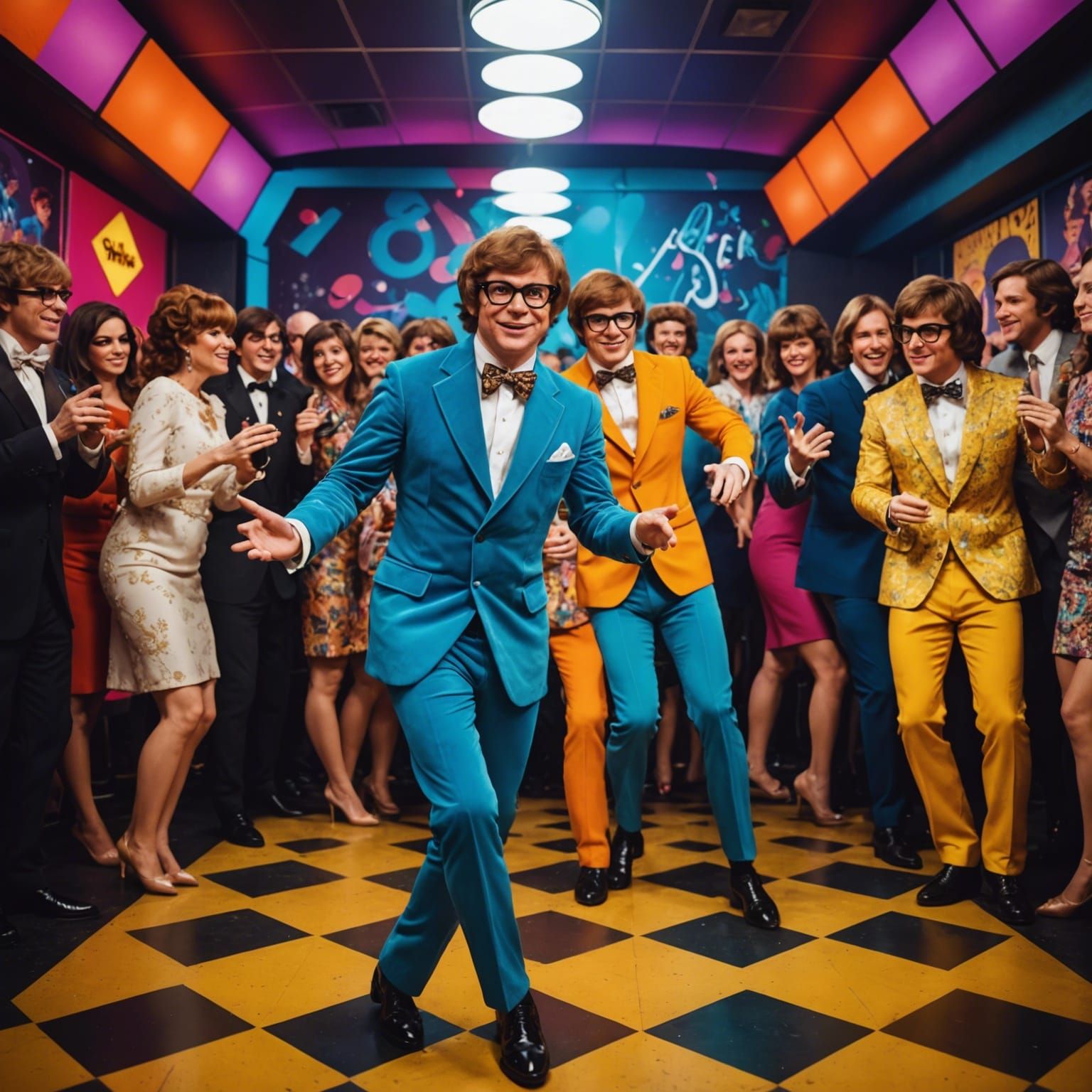 Austin Powers Inspired 60s Dance Party