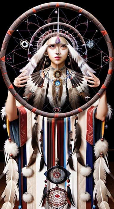 Surreal Portrait of a Well-Formed Lady with Intricate Eyes