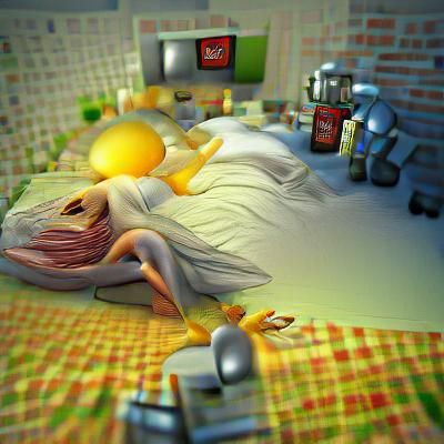 Alarm Clock Rings at 11:00 in 3D