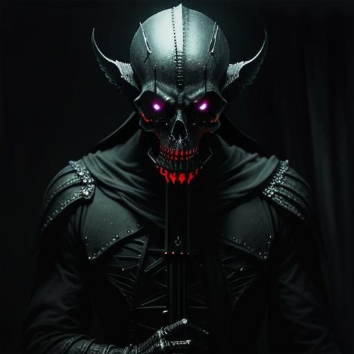 Dark Fantasy Scene with Twisted Evil Guards