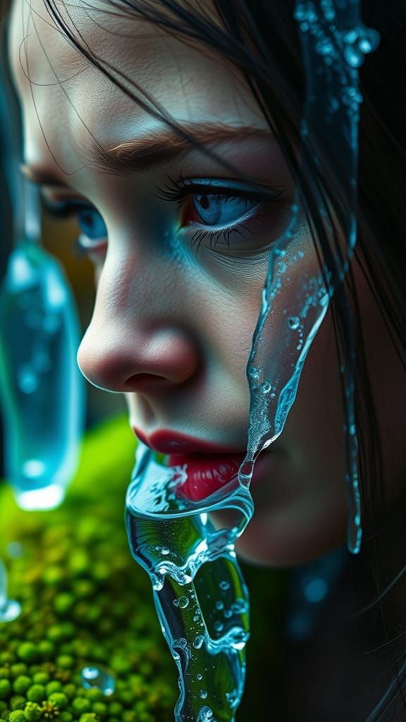 Crying Avatar Weeping Waterfall of Tears