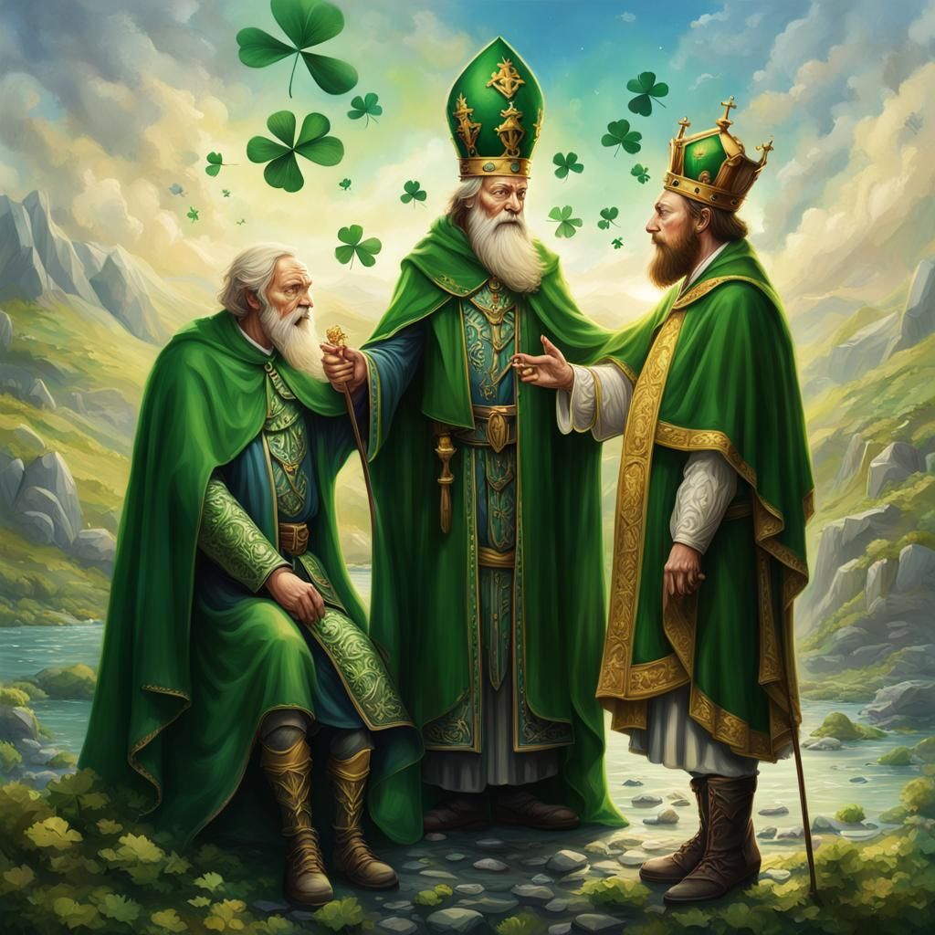 Saint Patrick and the King of Ireland