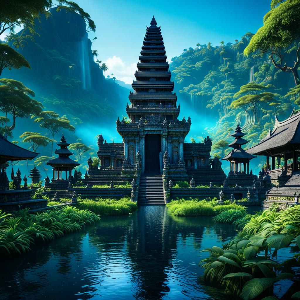 Tranquil Tirta Gangga Water Gardens, Bali