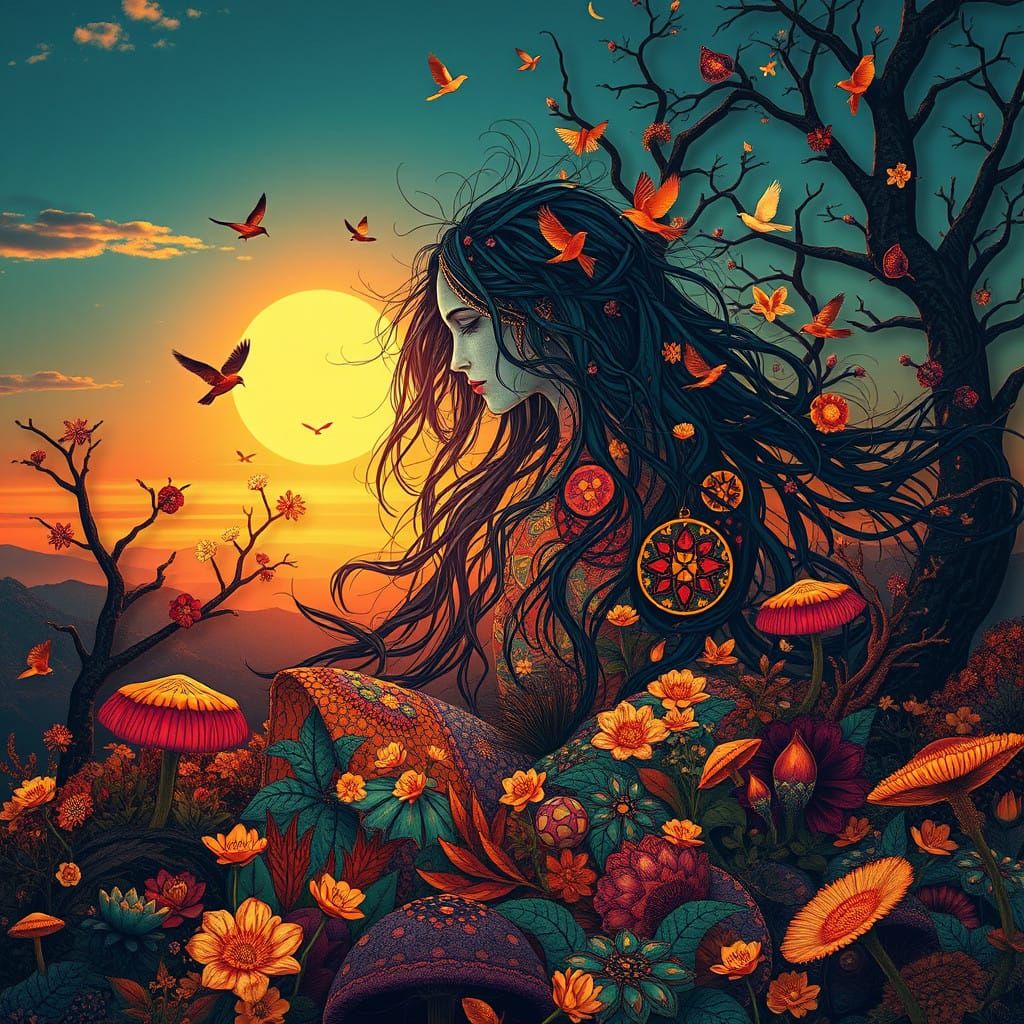 Stunning 8K Bio Art of Glowing Human Connection