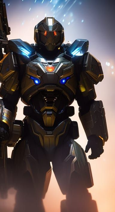 Hyper Realistic Covenant Mech Portrait