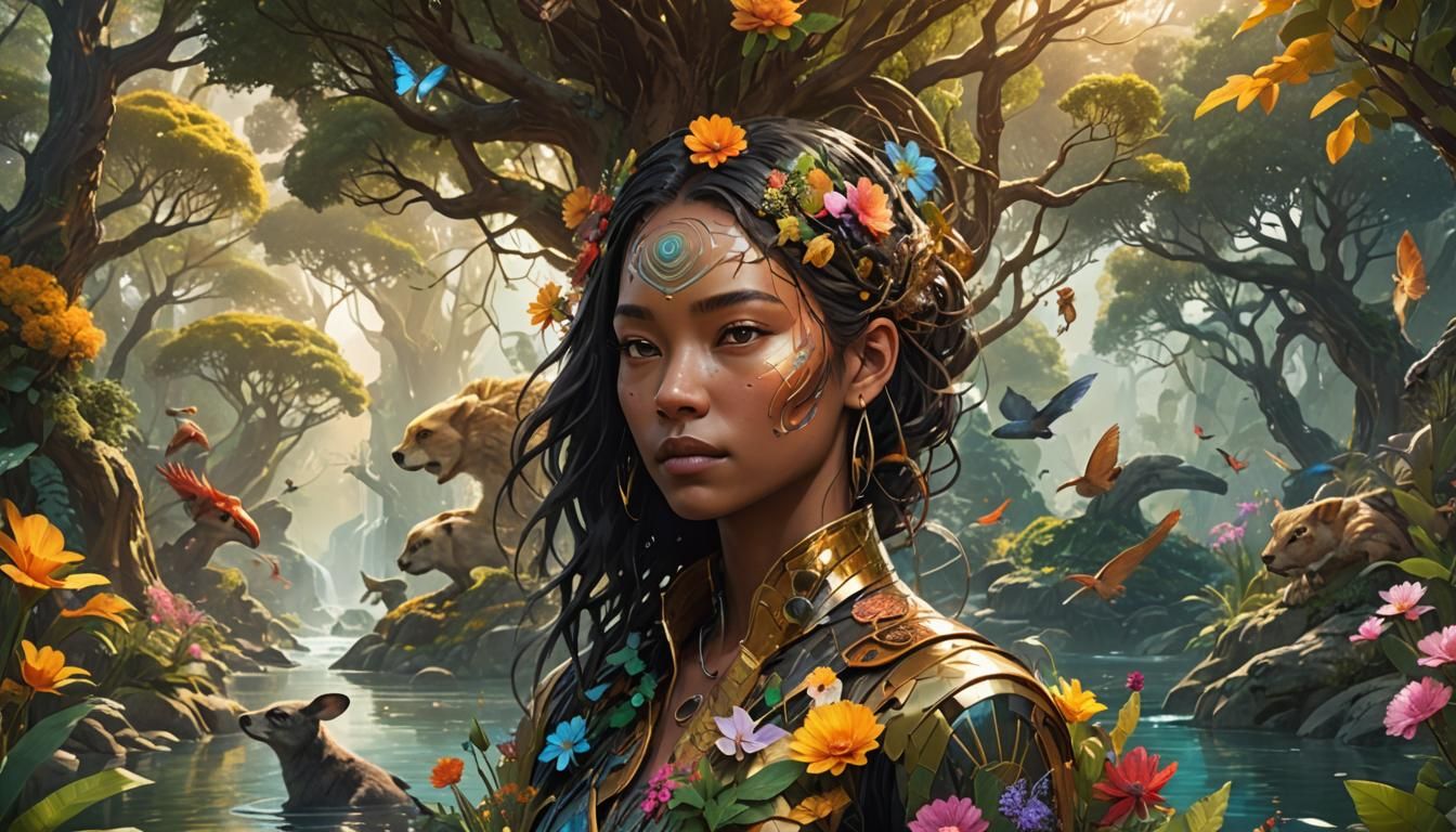 Intertwined Species: Hyperrealistic Biomechanical Concept Ar...