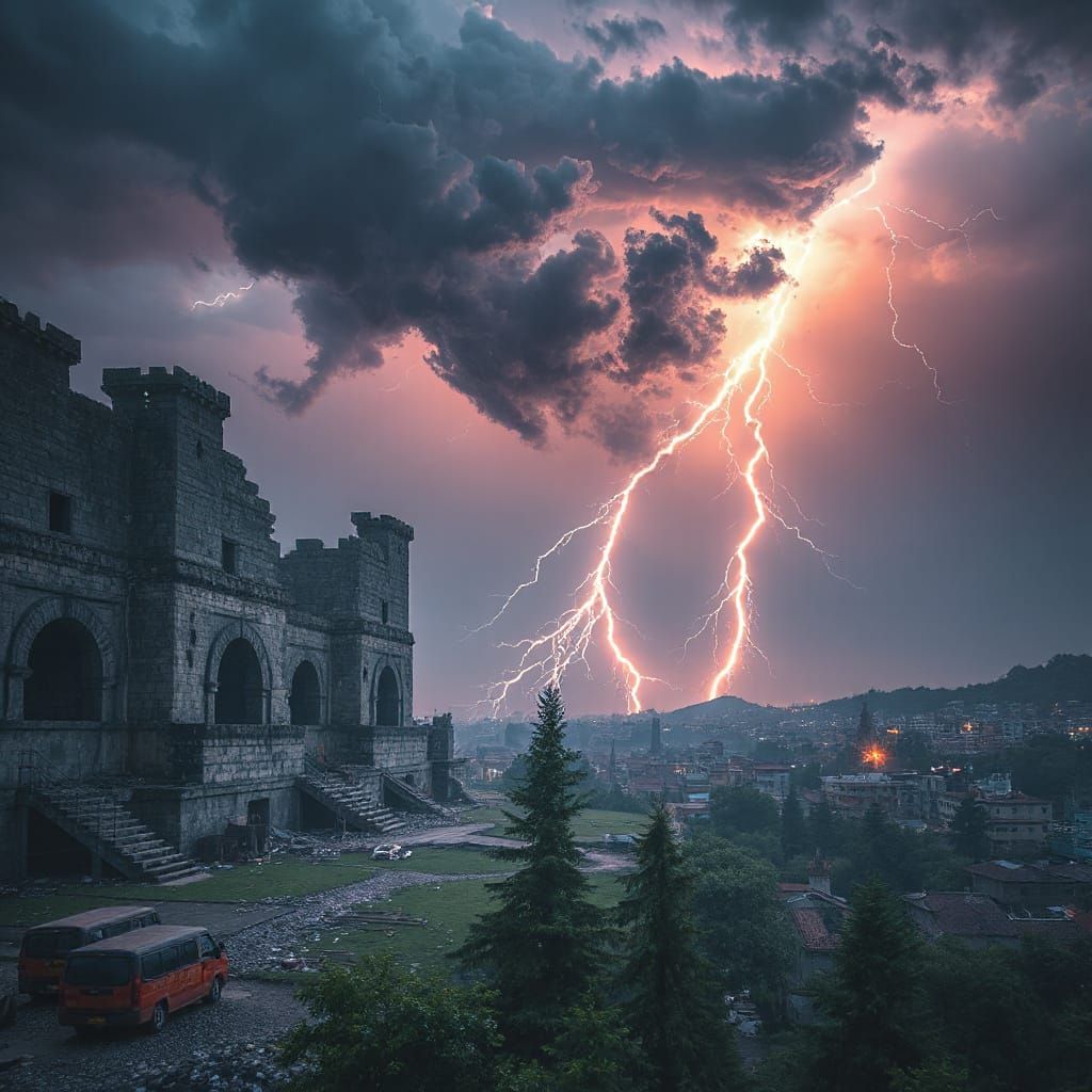 Vicious Thunderstorm Destroys Ancient City