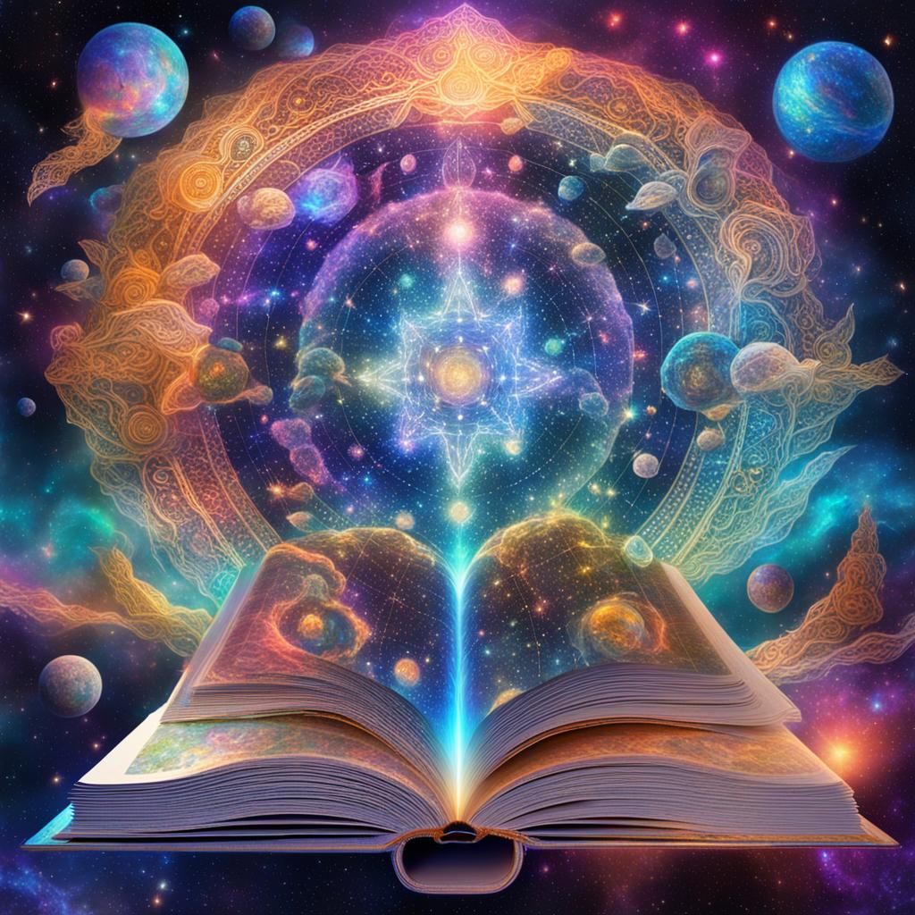 Cosmic Book Radiating Spiritual Power