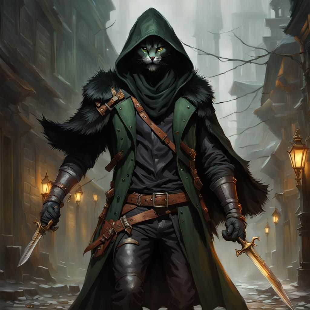Dark Fantasy Vermling Rogue with Daggers