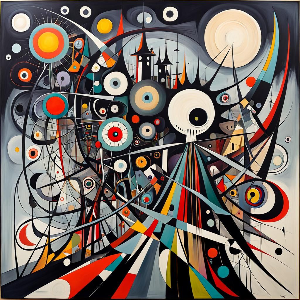 Abstract Art Brut: Oehlen and Burton Inspired