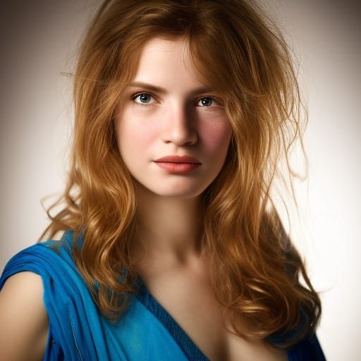 Aphrodite Close-Up Portrait: Professional Photography Style