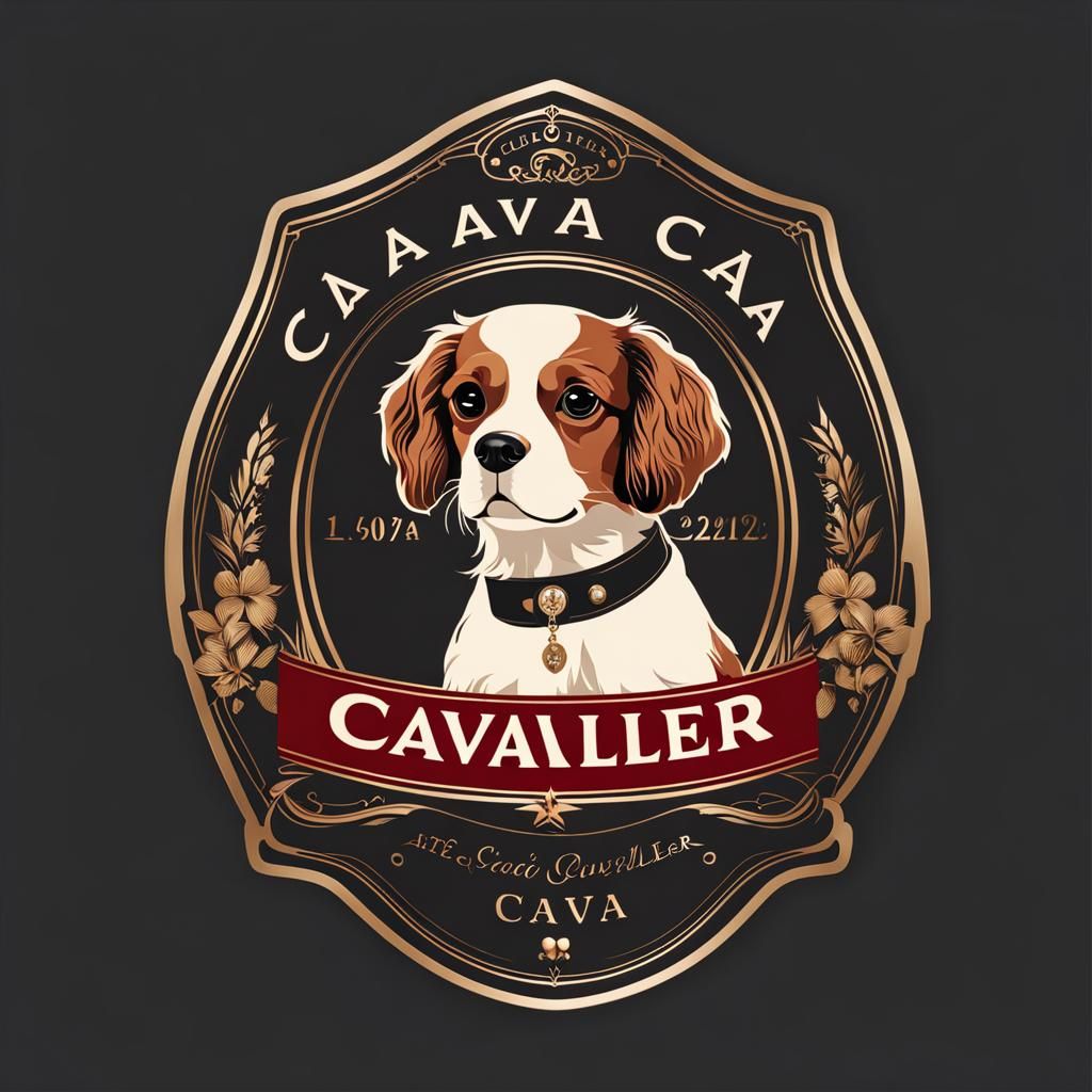 Cavalier King Charles Cava Bottle Logo