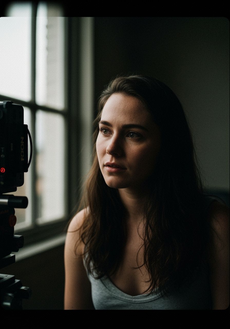 Beautiful Zombie Woman in Dramatic Cinematic Lighting