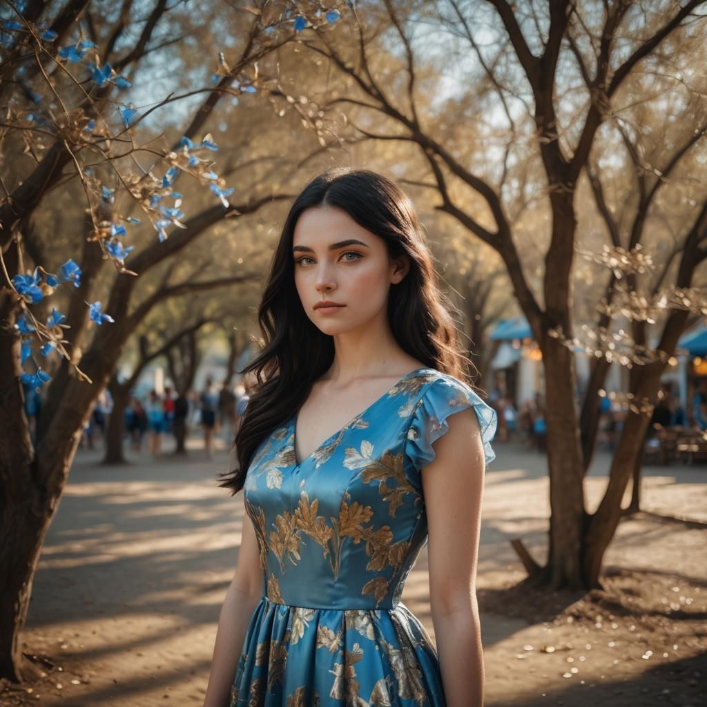 Elegant Girl Portrait in Soft Natural Light