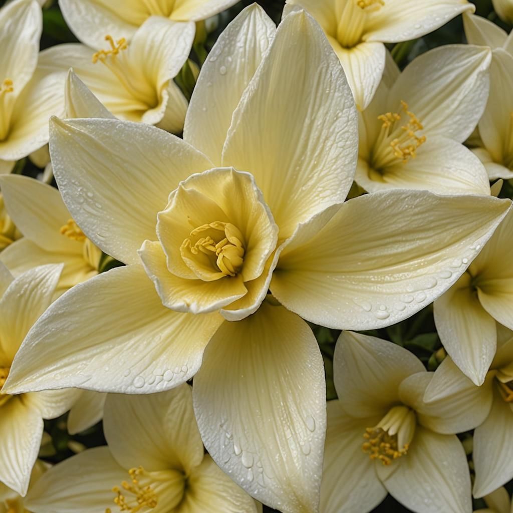 Photorealistic Vanilla Flower in 8k Resolution