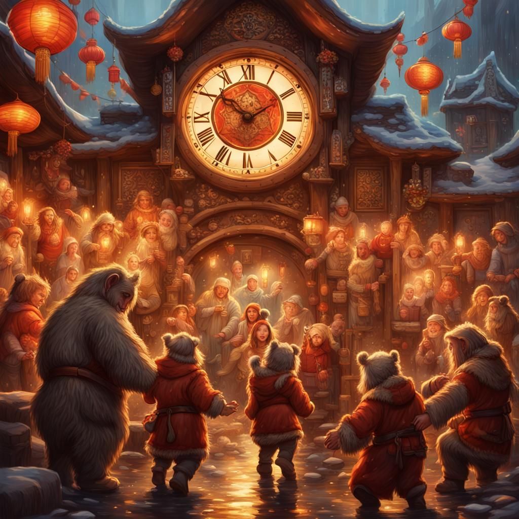 Dwarf Chinese New Year Festival in Caverntown