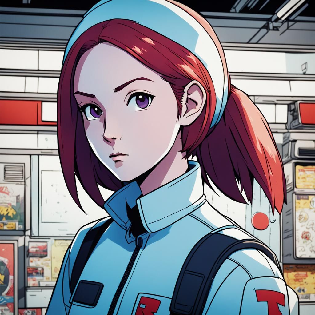 Karen Gillan as Jessie: Manga-Style Anime Art