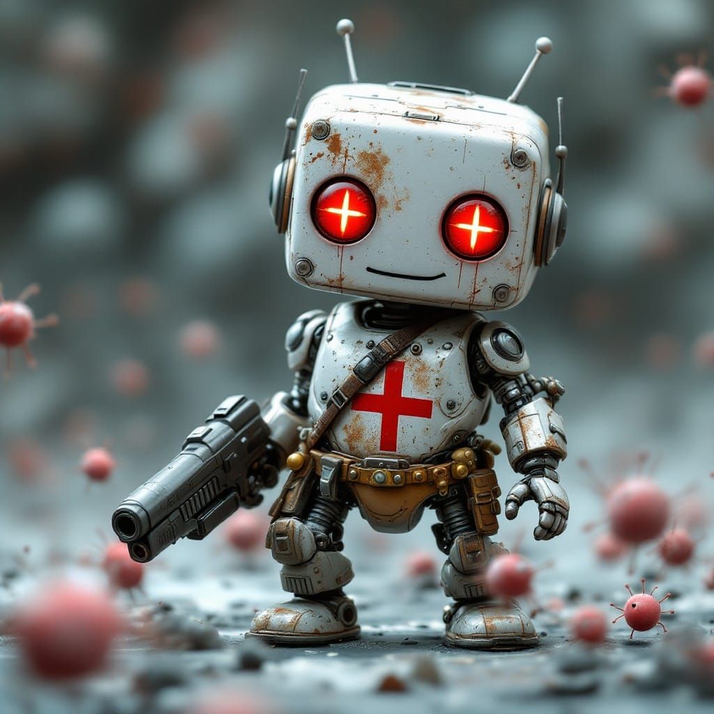 Heroic Nanobot Leads Mitochondria Through Cytoplasm in Cyber...