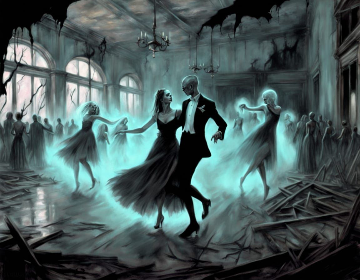 Undead Prom Dancers in Ruined Hall