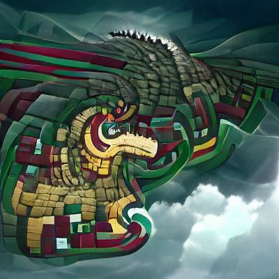Majestic Dragon Quetzalcoatl