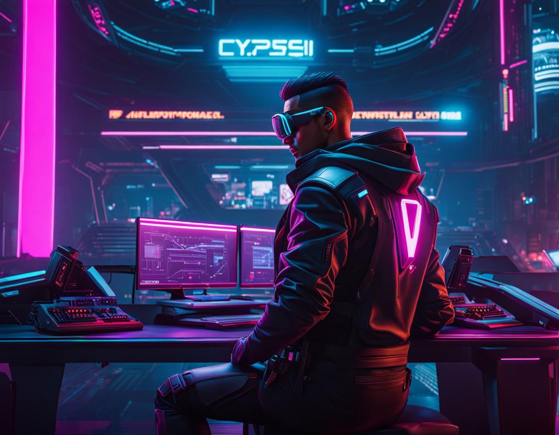 A Cyberpunk Tech Savvy