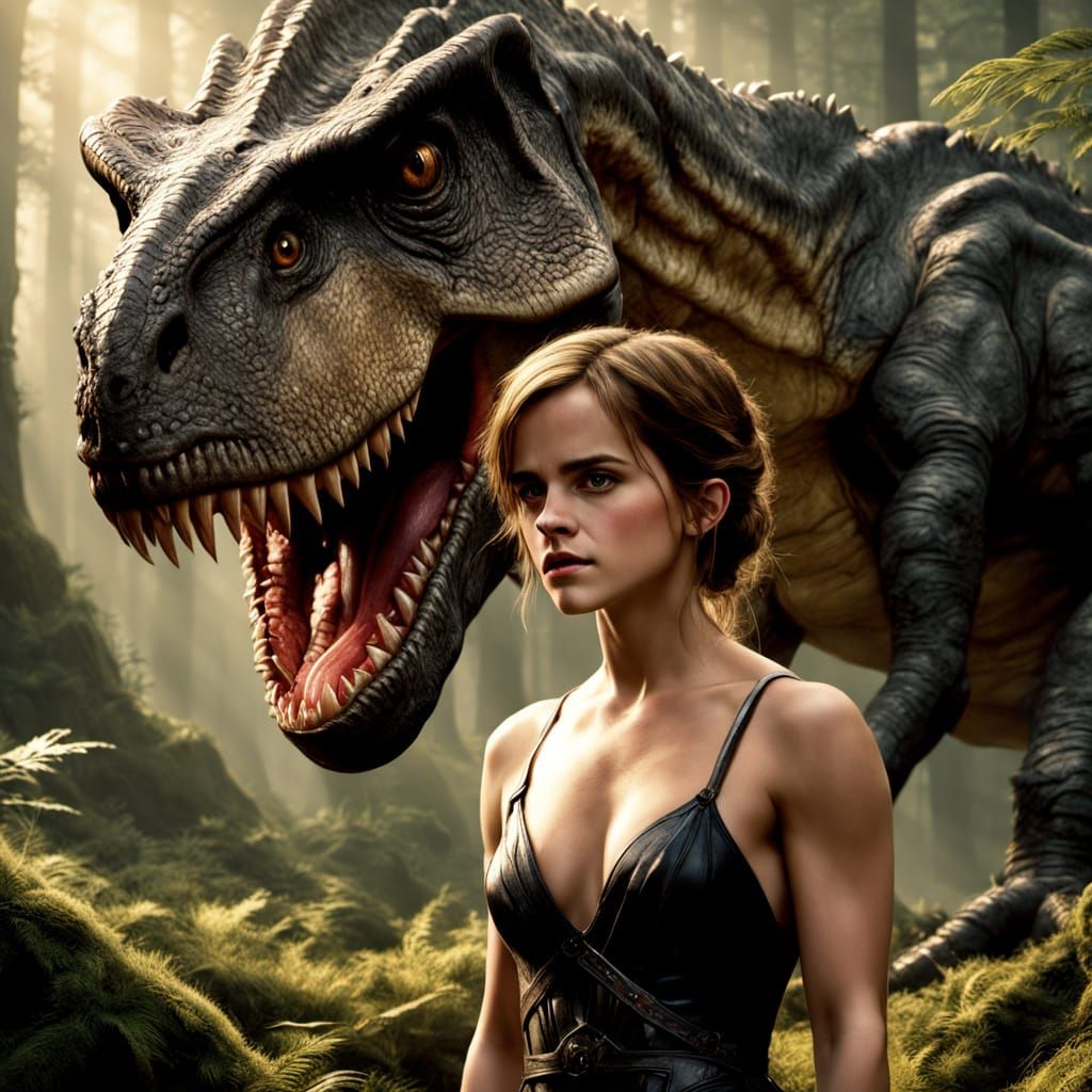 Emma Watson in Epic Struggle Against Ancient Beast in Hyper-...
