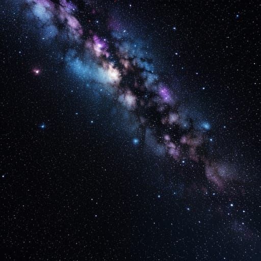 Vibrant Cosmic Art of Stars and Nebulas