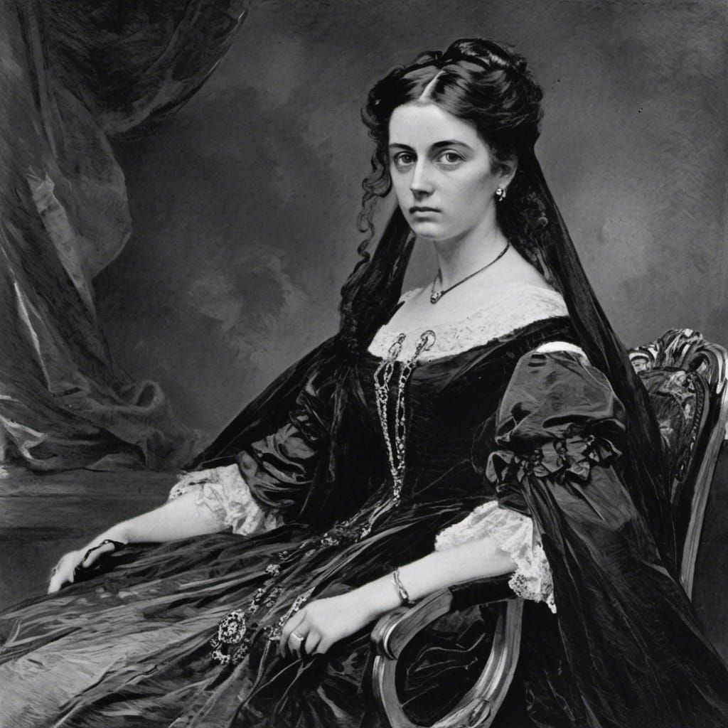 Vintage Portrait of a Sinister Lady