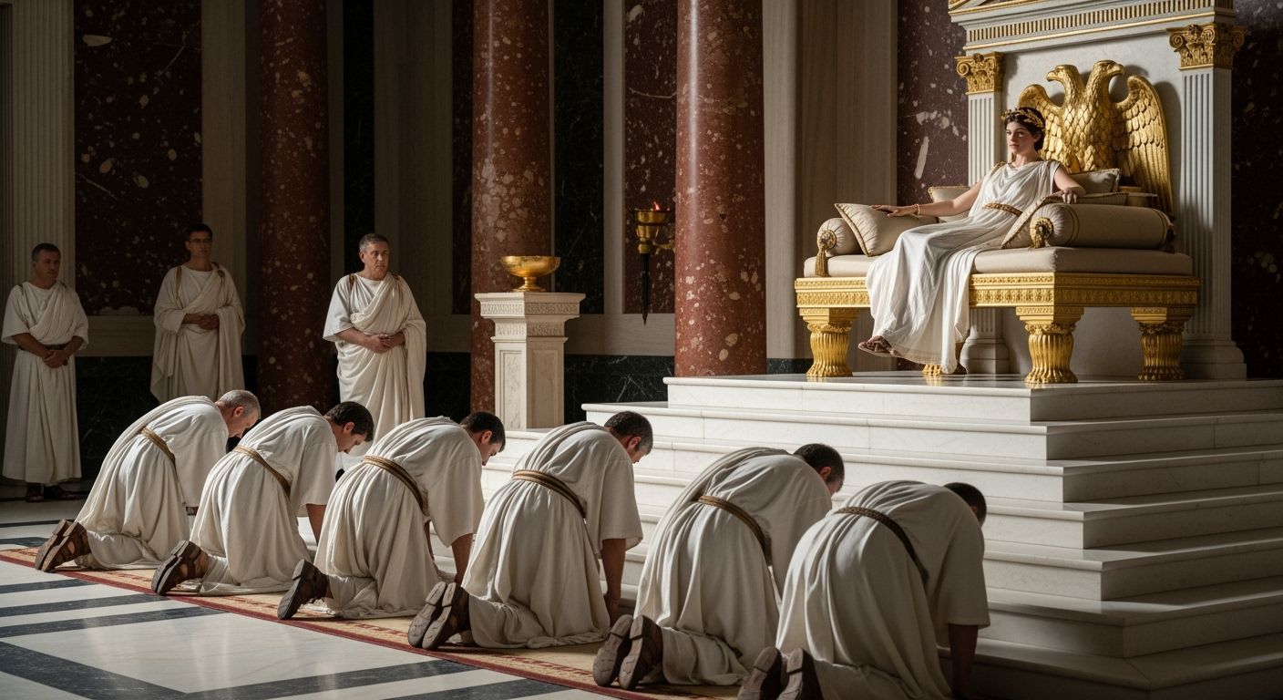 Empress Messalina in Luxurious Ancient Roman Palace