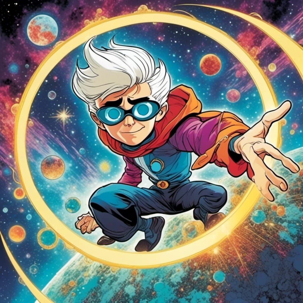 Alt uni Dr. BENTON Quest, now a sorcerer. Hanna Barbera. Jon...