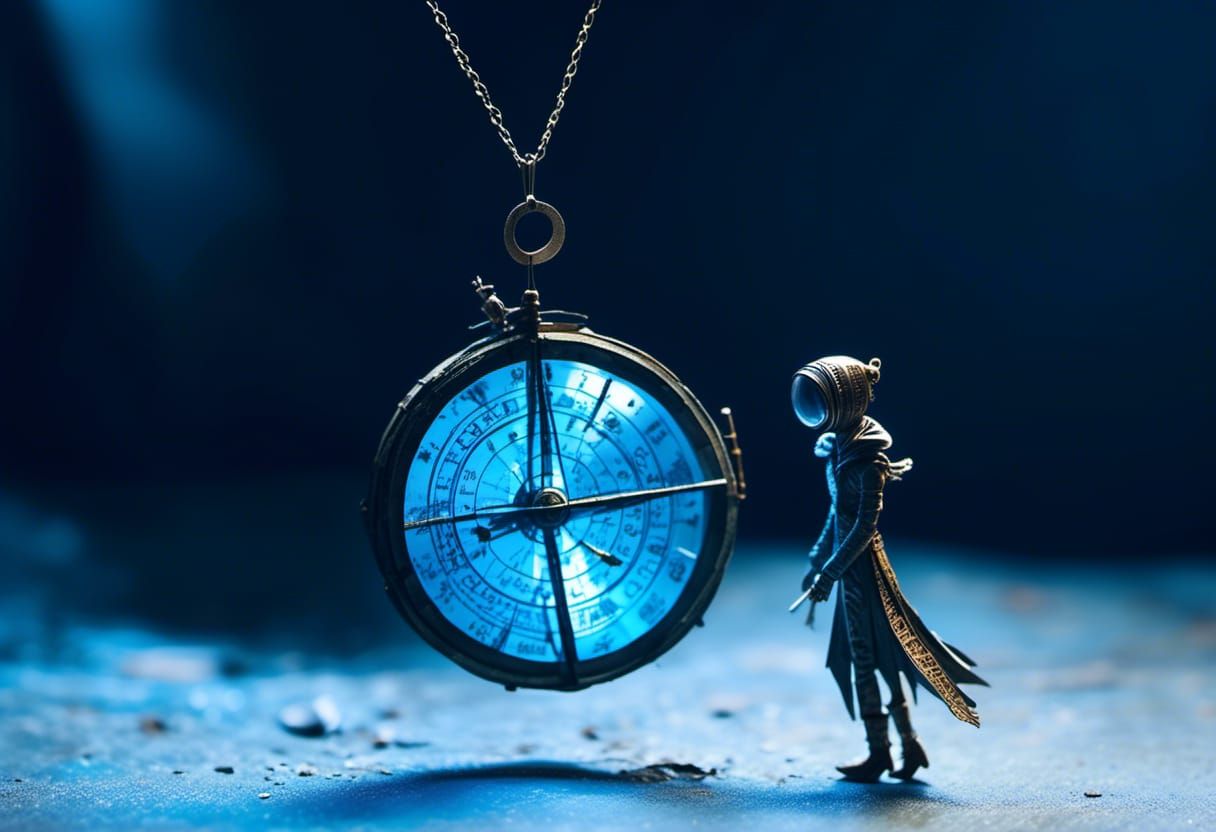 Handcrafted Astrolabe Sculpture from Recycled Materials