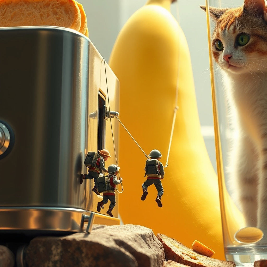 Tiny People's Adventure in a Colossal World