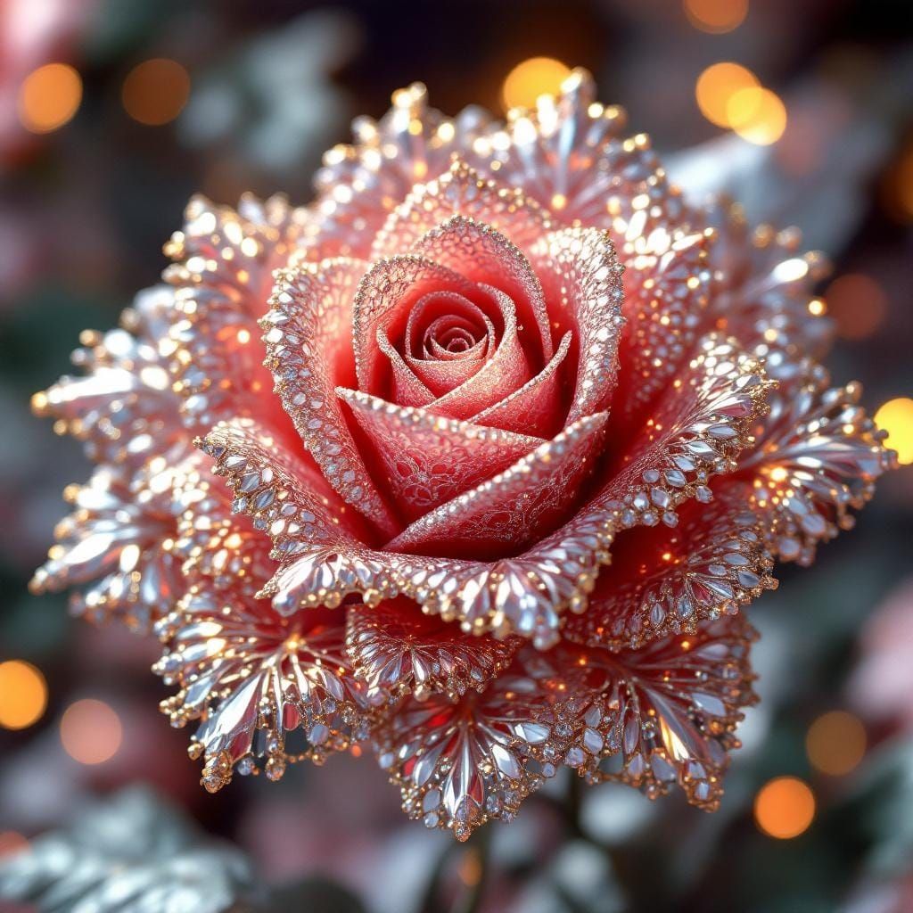 Diamond Filigree Rose: A Maximalist Masterpiece