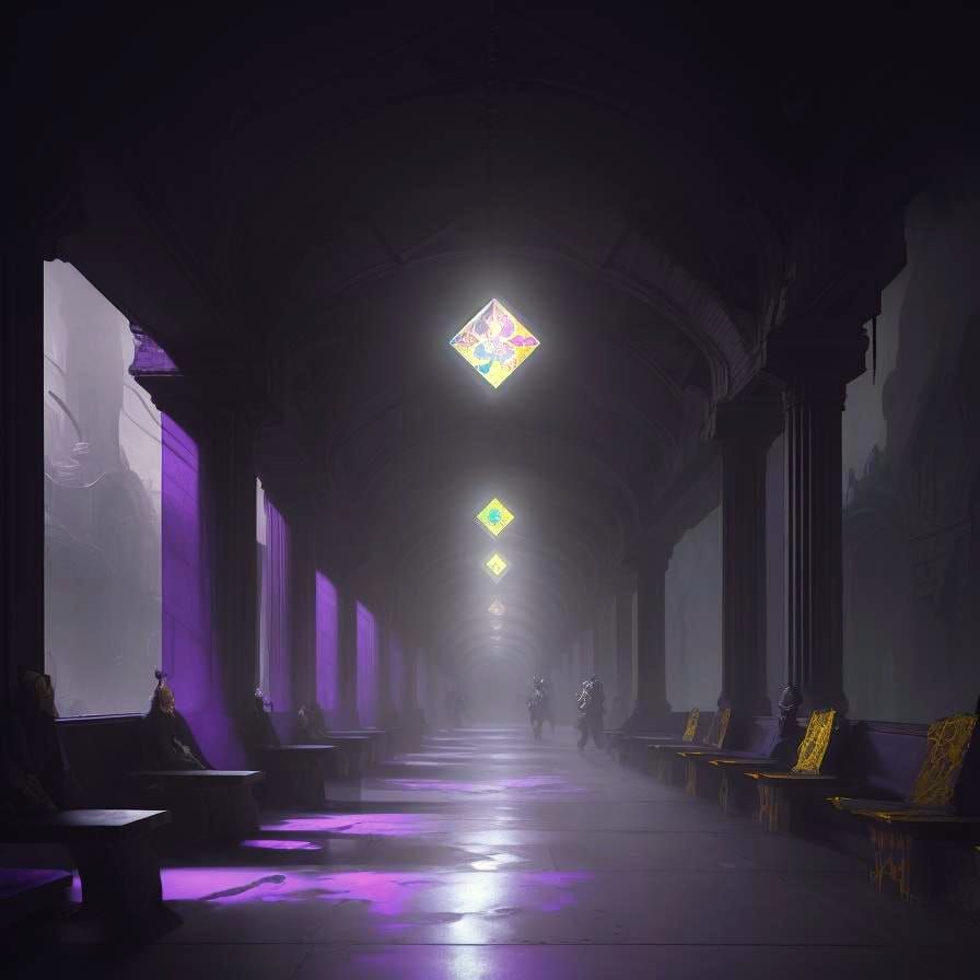 Fantastical Concrete Tunnel with Intricate Details