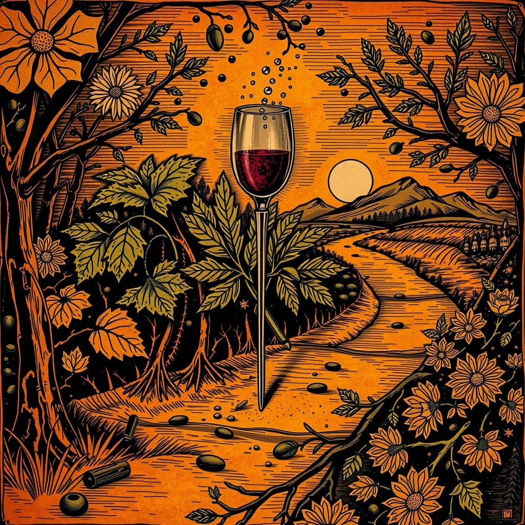 Vintage Wine from Earth's Depths, Tasting of Flora and Sun