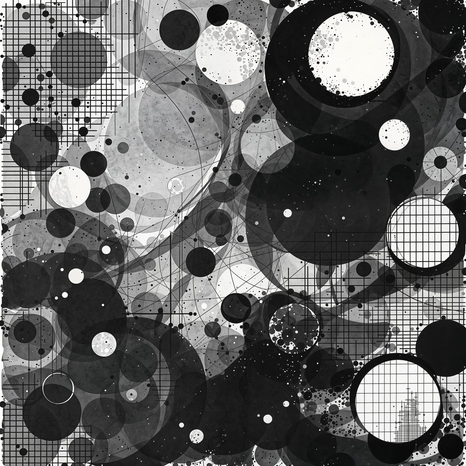 Ethereal Ink Abstraction in Swirling Motion